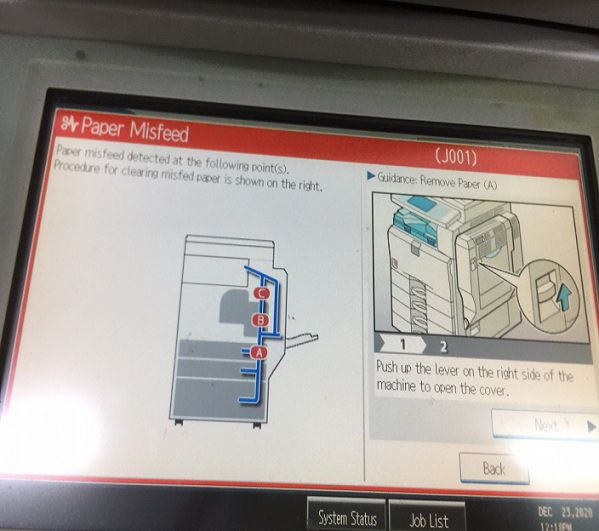sửa máy photocopy ricoh