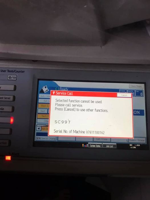 SỬA MÁY PHOTOCOPY MÀU