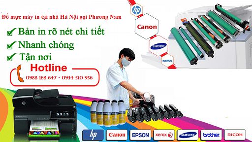 Đổ mực máy in tại Tôn Đức Thắng